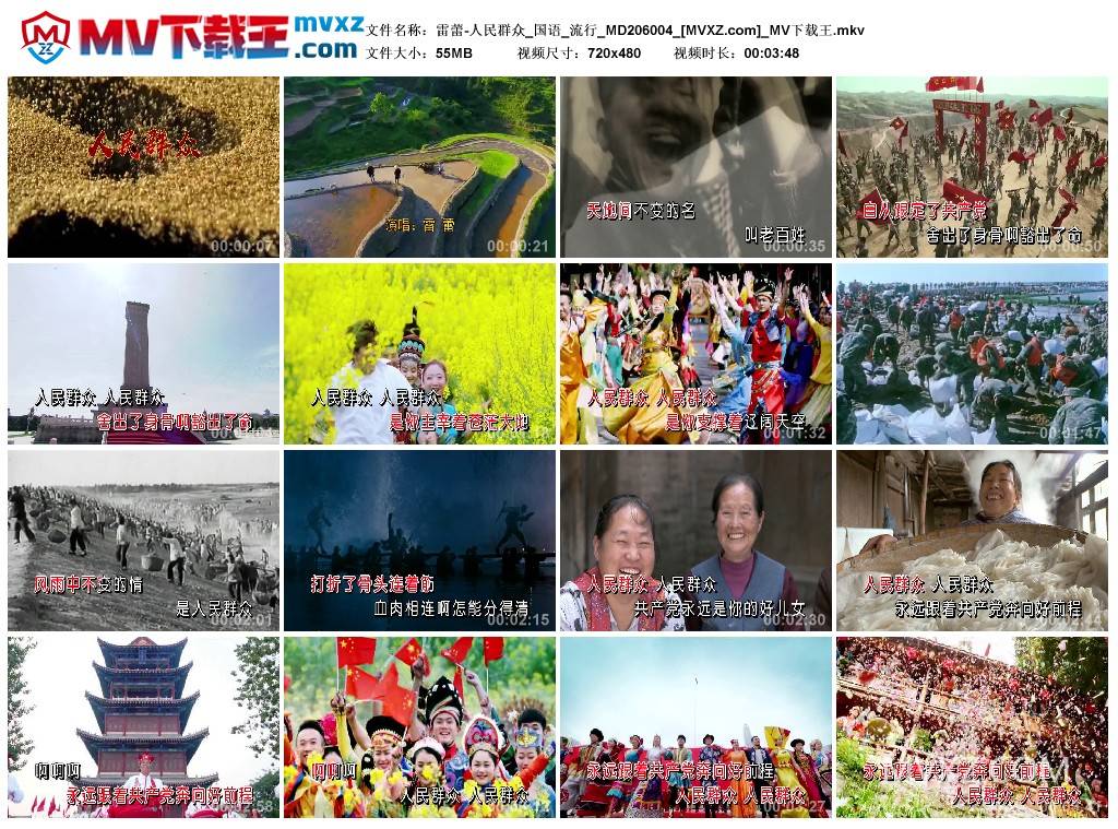 雷蕾-人民群众_国语_流行_MD206004